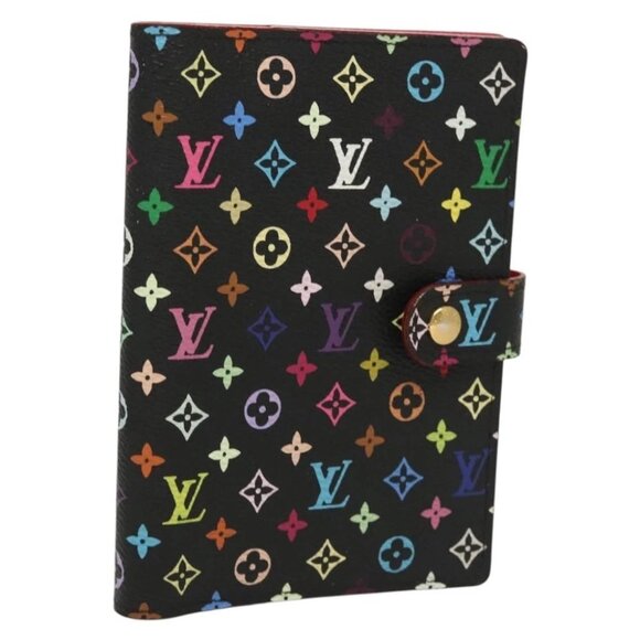 LOUIS VUITTON Multicolor Agenda PM Day Planner Cover Black - Picture 1 of 16
